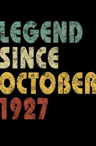 Cover of Legend Since October 1927