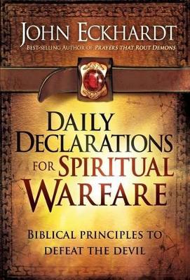 Book cover for Daily Declarations For Spiritual Warfare