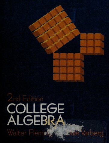 Book cover for College Algebra