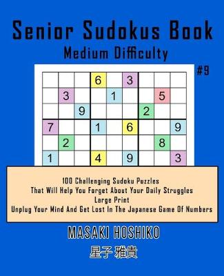 Book cover for Senior Sudokus Book Medium Difficulty #9