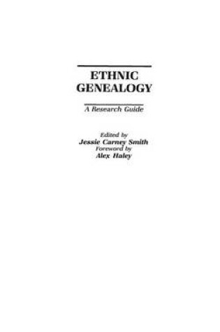 Cover of Ethnic Genealogy