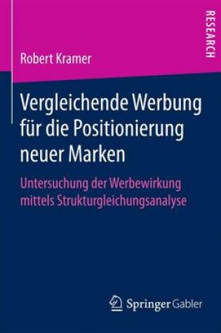 Cover of Vergleichende Werbung für die Positionierung neuer Marken