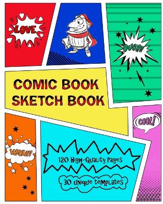 Book cover for Comic Book Sketch Book