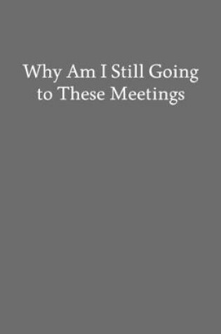 Cover of Why Am I Still Going to These Meetings