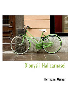 Book cover for Dionysii Halicarnasei