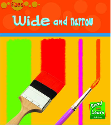 Cover of Read and Learn: Sizes: Wide and Narrow