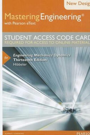 Cover of Modified Mastering Engineering with Pearson eText -- Access Card --for Engineering Mechanics