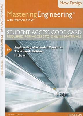 Book cover for Modified Mastering Engineering with Pearson eText -- Access Card --for Engineering Mechanics