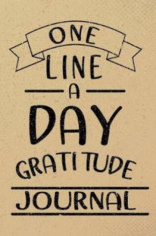 Cover of One Line a Day Gratitude Journal