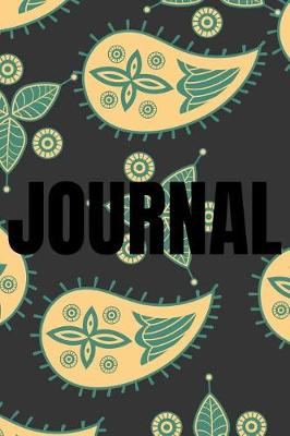 Cover of Paisley Background Lined Writing Journal Vol. 8