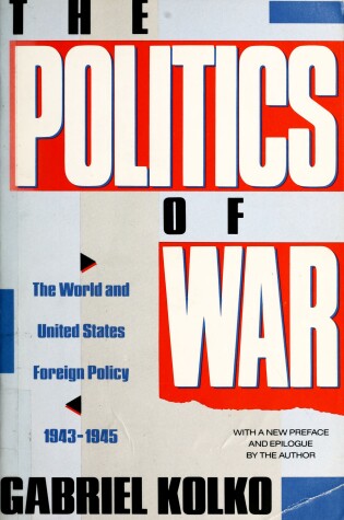 Cover of Politics of War