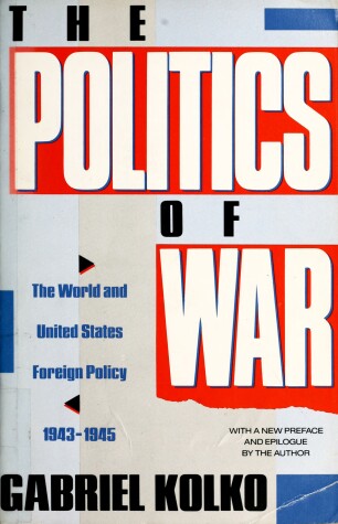 Book cover for Politics of War