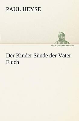 Book cover for Der Kinder Sunde Der Vater Fluch