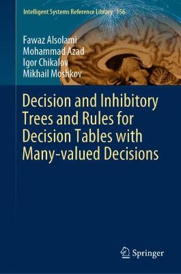 Cover of Decision and Inhibitory Trees and Rules for Decision Tables with Many-valued Decisions