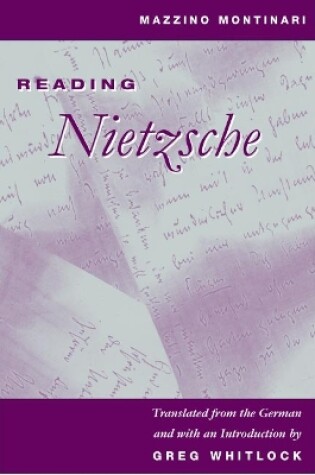 Cover of Reading Nietzsche