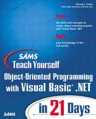 Book cover for Sams Teach Yourself Object-Oriented Programming with Visual Basic.NET in 21 Days