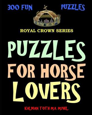 Book cover for Puzzles for Horse Lovers