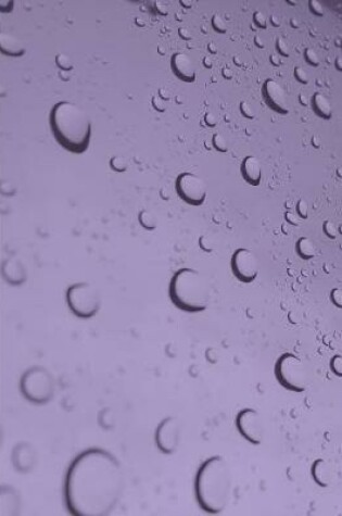 Cover of Purple Rain Drop Music Sheet Notebook