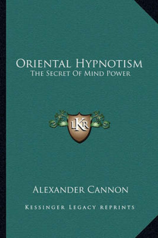 Cover of Oriental Hypnotism