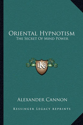 Book cover for Oriental Hypnotism