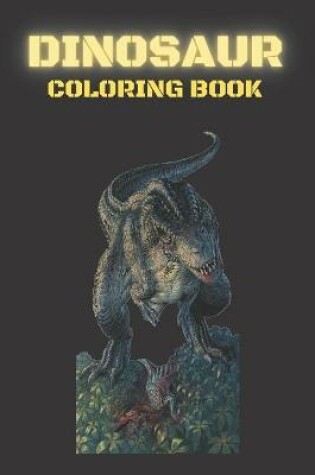 Cover of Dinosaur Coloring Book For Adults