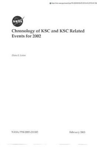 Cover of Chronology of Ksc and Ksc Related Events for 2002