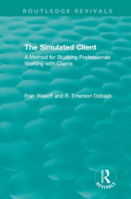 Book cover for The Simulated Client (1996)