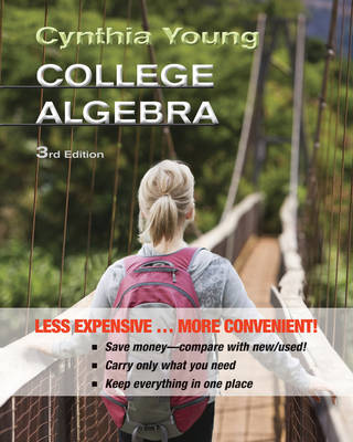 Book cover for College Algebra 3e Binder Ready Version + WileyPLUS Registration Card