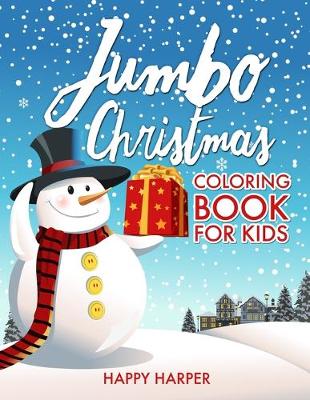 Book cover for Jumbo Christmas Coloring Book For Kids