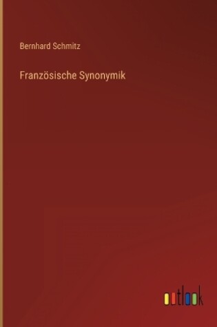 Cover of Französische Synonymik