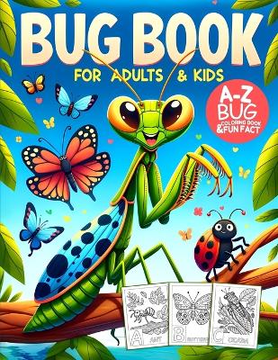 Book cover for Bug Coloring Book for Adults and Kids