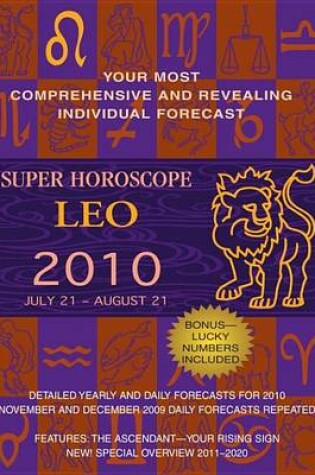 Cover of Leo (Super Horoscopes 2010)
