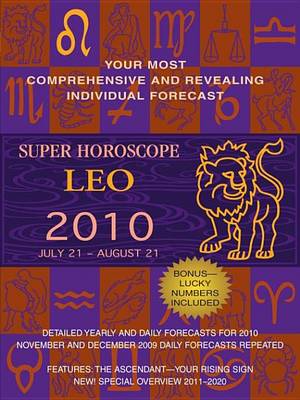 Book cover for Leo (Super Horoscopes 2010)