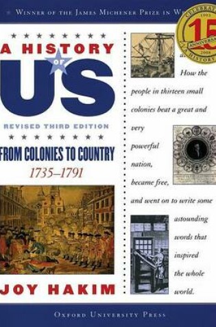Cover of A History of Us: From Colonies to Country