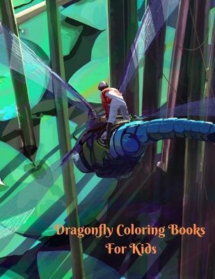 Book cover for Dragonfly Coloring Books For Kids