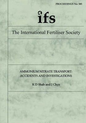 Book cover for Ammonium Nitrate Transport