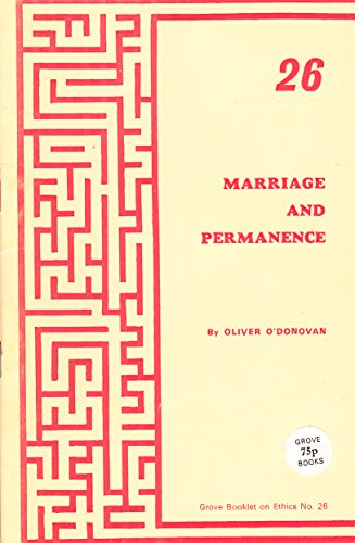 Cover of Marriage and Permanence