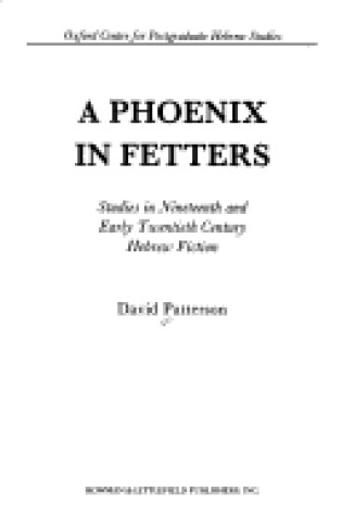 Cover of A Phoenix in Fetters