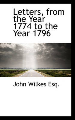 Book cover for Letters, from the Year 1774 to the Year 1796