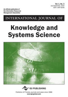 Cover of International Journal of Knowledge and Systems Science