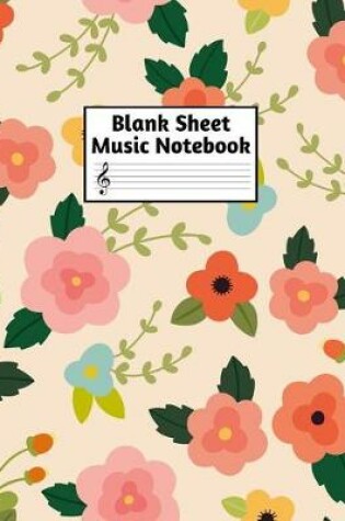 Cover of Blank Sheet Music Notebook