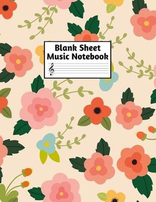 Book cover for Blank Sheet Music Notebook