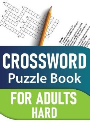 Cover of Crossword Puzzle Book For Adults