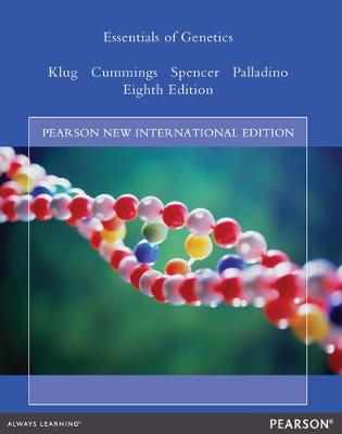 Book cover for Essentials of Genetics Pearson New International Edition, plus MasteringGenetics without eText