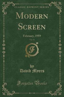 Book cover for Modern Screen, Vol. 53