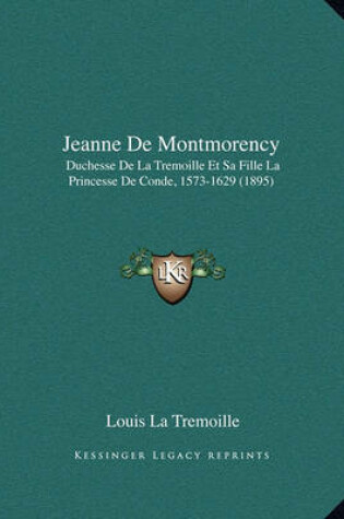 Cover of Jeanne de Montmorency