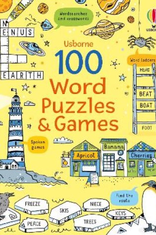 Cover of 100 Word Puzzles and Games