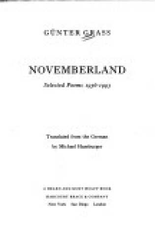 Cover of Novemberland