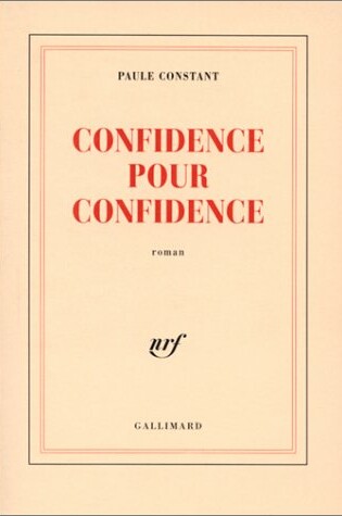 Cover of Confidence Pour Confidence