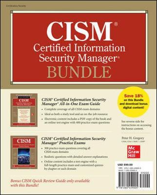 Book cover for CISM Certified Information Security Manager Bundle